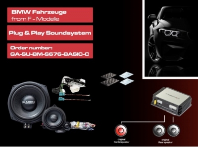 Gladen SoundUp BMW F, G-modell med S676 ljudsystem